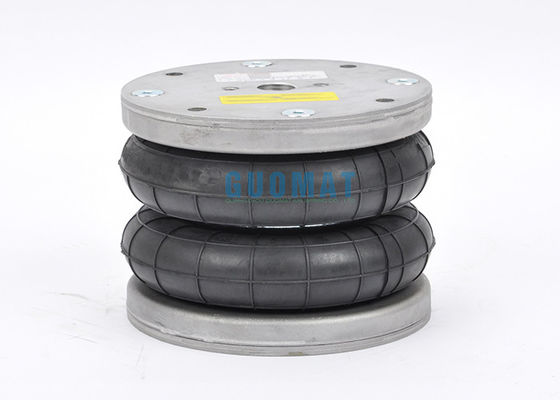 Double Type Convoluted Air Spring Di Bawah 4XM8 Lubang Berulir Mesin Industri Airbag