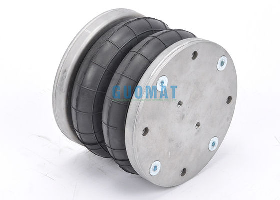 Double Type Convoluted Air Spring Di Bawah 4XM8 Lubang Berulir Mesin Industri Airbag
