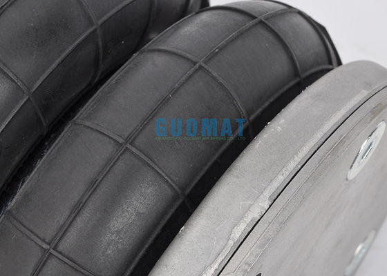Double Type Convoluted Air Spring Di Bawah 4XM8 Lubang Berulir Mesin Industri Airbag