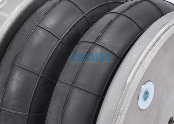 Double Type Convoluted Air Spring Di Bawah 4XM8 Lubang Berulir Mesin Industri Airbag