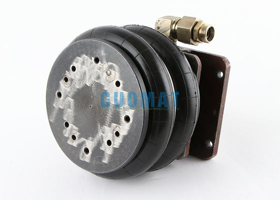 S-160-2 Menekan Pegas Udara Berbelit Dengan Pelat Penutup Karet Industri Bellow