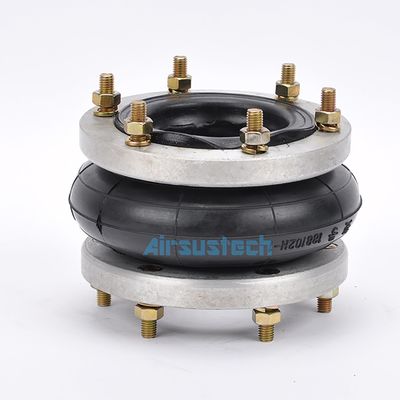 Single Convoluted Karet Air Springs Gaya Industri 188102h-1 Tas Flange Ring