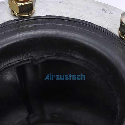 Single Convoluted Karet Air Springs Gaya Industri 188102h-1 Tas Flange Ring