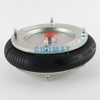 FS412-10 Contitech Air Spring 12'X1 Industrial Air Isolator Dengan Flange Ring