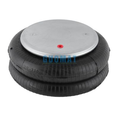 2 Karet Air Spring Convoluted Contitech FD 330-22 363 2B12-425 Goodyear Steel Air Bag