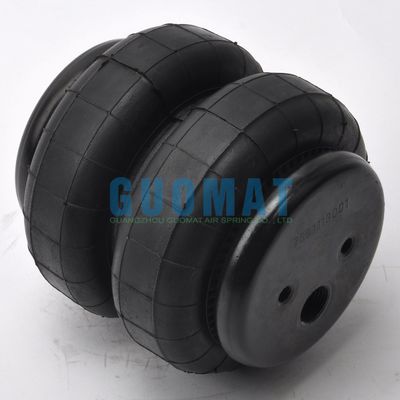 2B6X6 Air Spring Double Convoluted Air Rubber Bellow Untuk Aksesori Pneumatik