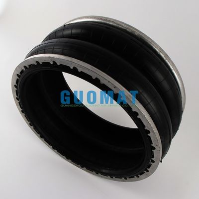 LHF500/220-2 Flange Industrial Air Spring Karet Udara Berliku Ganda