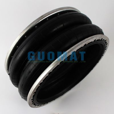 LHF500/220-2 Flange Industrial Air Spring Karet Udara Berliku Ganda