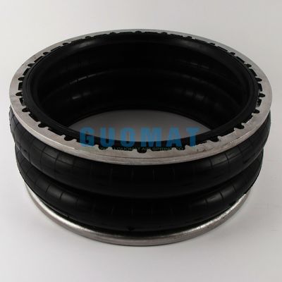 LHF500/220-2 Flange Industrial Air Spring Karet Udara Berliku Ganda