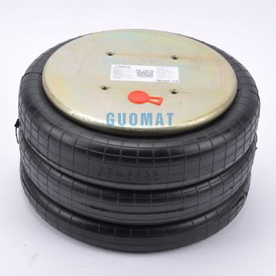 Karet Suspensi Air Spring 381mm Tinggi Triple Terbungkus Air Bellow