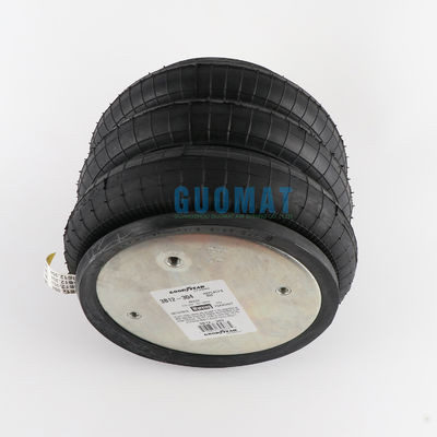 Bagian Otomotif 3B12-304 Goodyear Air Spring Cross W01-358-8013 Air Spring Triple Convoluted Air Bag FT330-29 Ci 1/4 NPT