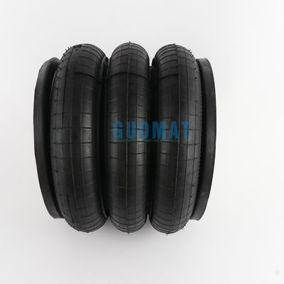 Bagian Otomotif 3B12-304 Goodyear Air Spring Cross W01-358-8013 Air Spring Triple Convoluted Air Bag FT330-29 Ci 1/4 NPT