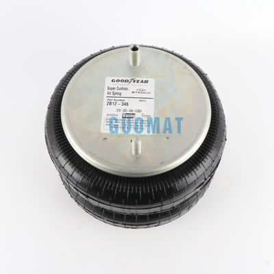 Double Bellow Air Spring Goodyear 2B12-346 untuk Histeer 10315 1/4NPTF Air Inlet
