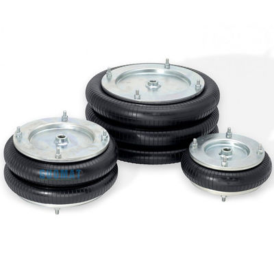 Dunlop Double Convoluted Air Spring 4 1/2X2 Karet Bellow dengan Plat Aluminium