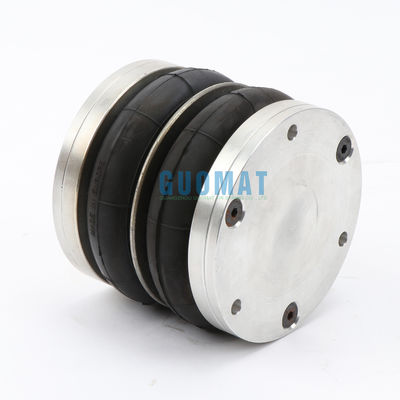 Dunlop Double Convoluted Air Spring 4 1/2X2 Karet Bellow dengan Plat Aluminium