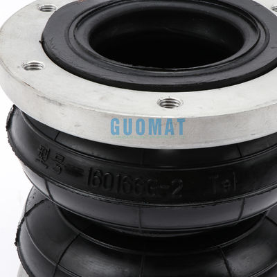 Guomat Industrial Air Spring 2H160166 Karet bergelombang ganda dengan flange