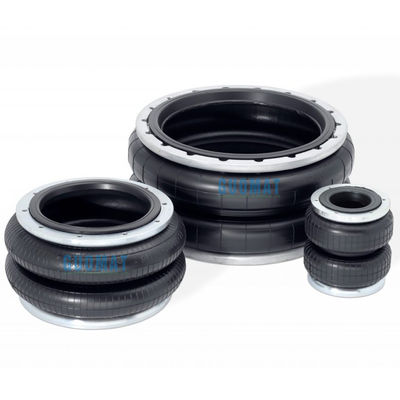 GUOMAT 1H320124 Flange Connection Air Suspension Spring Untuk Mesin Industri
