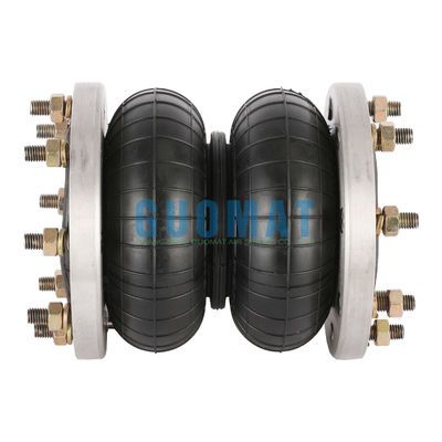 GUOMAT 2H250180 Air Spring Ganda dengan Flange Ring Max. Diameter 185MM