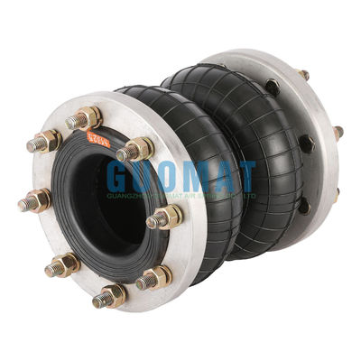 GUOMAT 2H250180 Air Spring Ganda dengan Flange Ring Max. Diameter 185MM