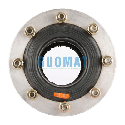 GUOMAT 2H250180 Air Spring Ganda dengan Flange Ring Max. Diameter 185MM