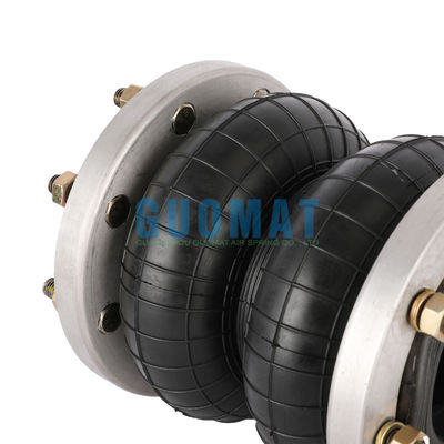 GUOMAT 2H250180 Air Spring Ganda dengan Flange Ring Max. Diameter 185MM