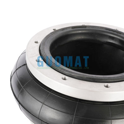 Original Guomat 1H320124 Single Convoluted Piston Air Spring Dengan Sambungan Flange