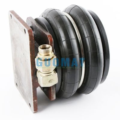 YOKOHAMA Cover Plate Air Spring S-160-2R Double Convoluted Rubber Bellow dengan Hoop