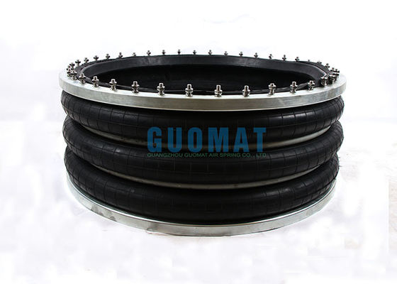 Airbag Industri Triple Convoluted 384mm Flange Type Air Ride Suspension Spring