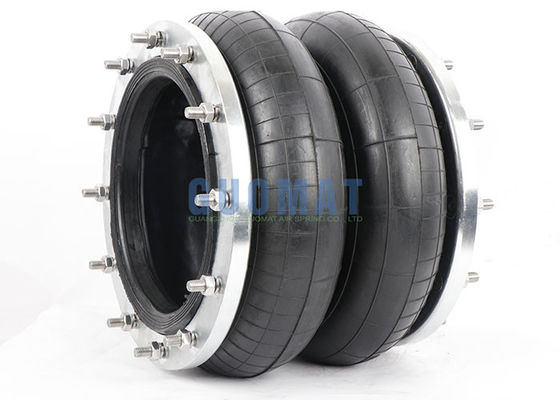 255mm Tinggi Flange Air Spring 380mm Karet Air Bellows Untuk Peralatan Industri Berat