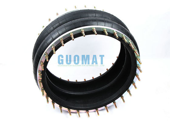 262mm Desain Ketinggian Flange Sambungan Air Suspension Spring Untuk Conveyor Vibratory