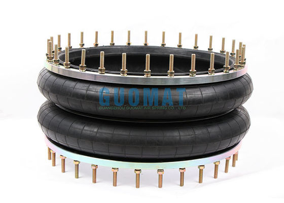 262mm Desain Ketinggian Flange Sambungan Air Suspension Spring Untuk Conveyor Vibratory
