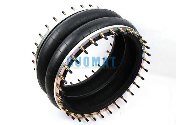 262mm Desain Ketinggian Flange Sambungan Air Suspension Spring Untuk Conveyor Vibratory