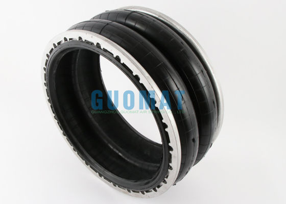 Air Bag Besar LHF500/220-2 Industrial Karet Bellows Air Spring Dengan Flange Ring