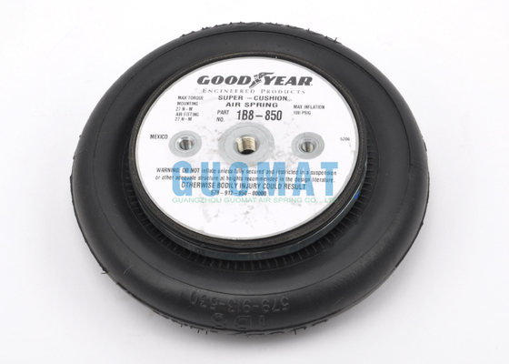 Penyedia Pegas Udara Konvolusi Tunggal Goodyear 1B8-850 579-91-3-530 Karet Air Bellows
