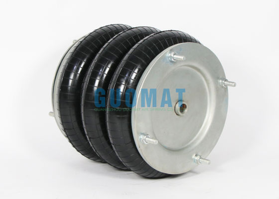Kantong Udara Tipe Triple Convoluted 10X3'' FT210-32 DS Contitech Flange Rubber Air Actuator