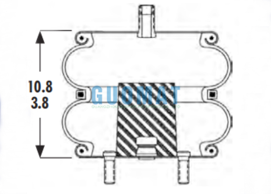 2B9-230 Goodyear Suspensi Air Spring FD 200-19 450 Contitech Helper Spring