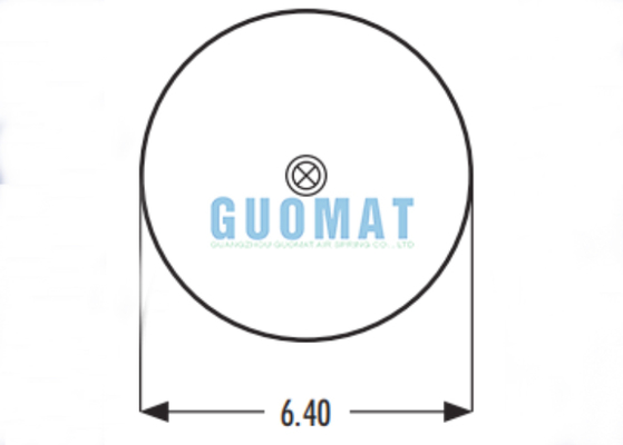 FD 200-19 510 Kantung Udara Suspensi Firestone 2B9-245 Goodyear Convoluted Rubber Bellows