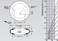 W01-M58-6011 Industrial Air Spring Shock Style 19 Untuk Mesin Laundry Industri