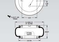 Firestone Suspension Air Spring W01-358-7040 Rubber Style 19-.75 Untuk Mesin Pengemasan
