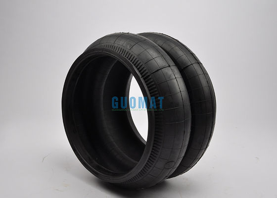 Gas Filled Industrial Air Spring Double Convoluted Rubber Style Untuk Aparatur