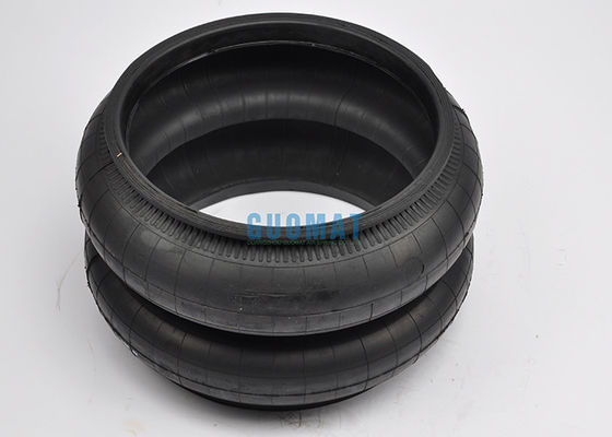 Gas Filled Industrial Air Spring Double Convoluted Rubber Style Untuk Aparatur