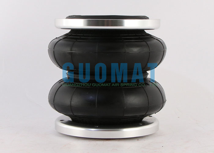 2S12017F Double Convoluted Suspension Air Spring 6X1/4'' Blind Nuts Untuk Modifikasi Mobil Mengurangi Getaran