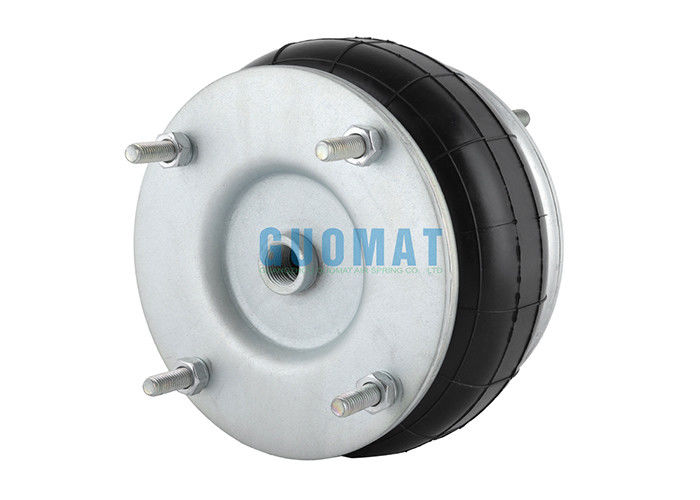 FS 138-8 DS Industrial Suspension Air Spring 8''X1 Airbag Karet Berbelit-belit Tunggal Dengan Cincin Flange