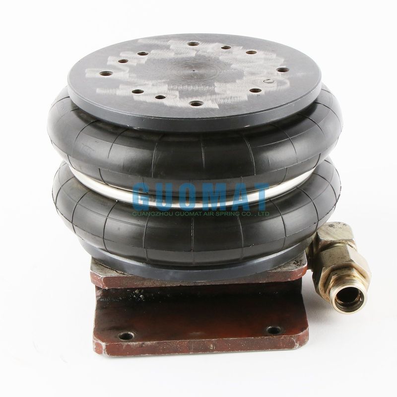 YOKOHAMA Cover Plate Air Spring S-160-2R Double Convoluted Rubber Bellow dengan Hoop