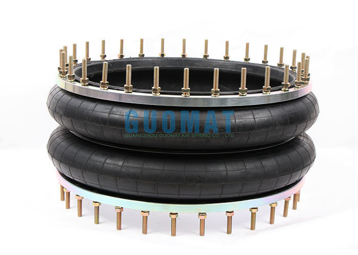 262mm Desain Ketinggian Flange Sambungan Air Suspension Spring Untuk Conveyor Vibratory