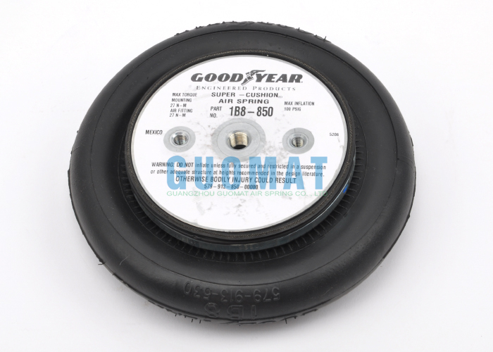 Penyedia Pegas Udara Konvolusi Tunggal Goodyear 1B8-850 579-91-3-530 Karet Air Bellows