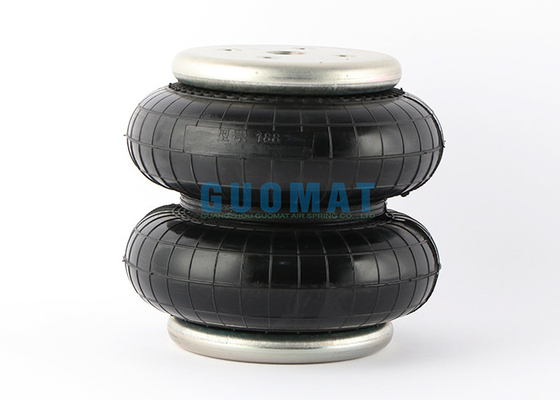 2B188168 Lubang Gas Pegas Suspensi Udara Tipe Berbelit Ganda G1/4 Bellow Industri