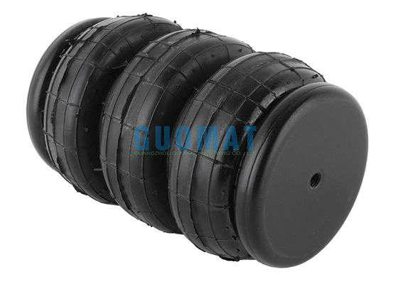 3B2300 3E2300 Triple Bellow Suspension Air Spring 187mm Tinggi Universal Air Bag Untuk Gandar Trailer