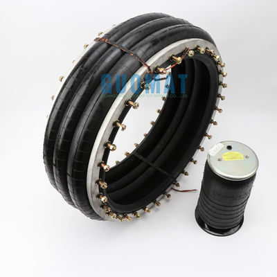 W01-358-7306 Lubang Sekrup Pegas Udara Industri Firestone Dua Lapis