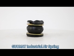 Air spring karet bergelombang tunggal GF40/60-1 Industrial Air Bellow tanpa pelat